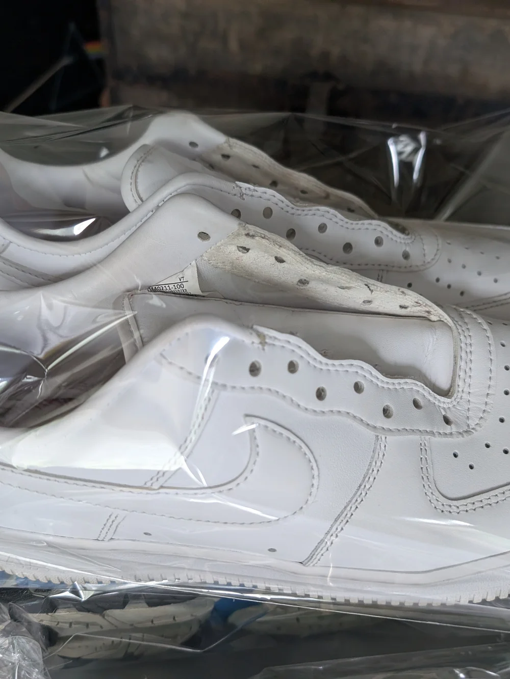 Nike White Leather Low-Top Sneakers